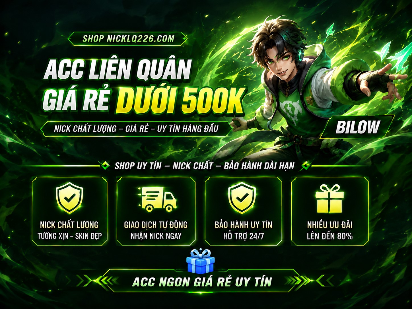 Acc Siêu Rẻ Sale Sốc