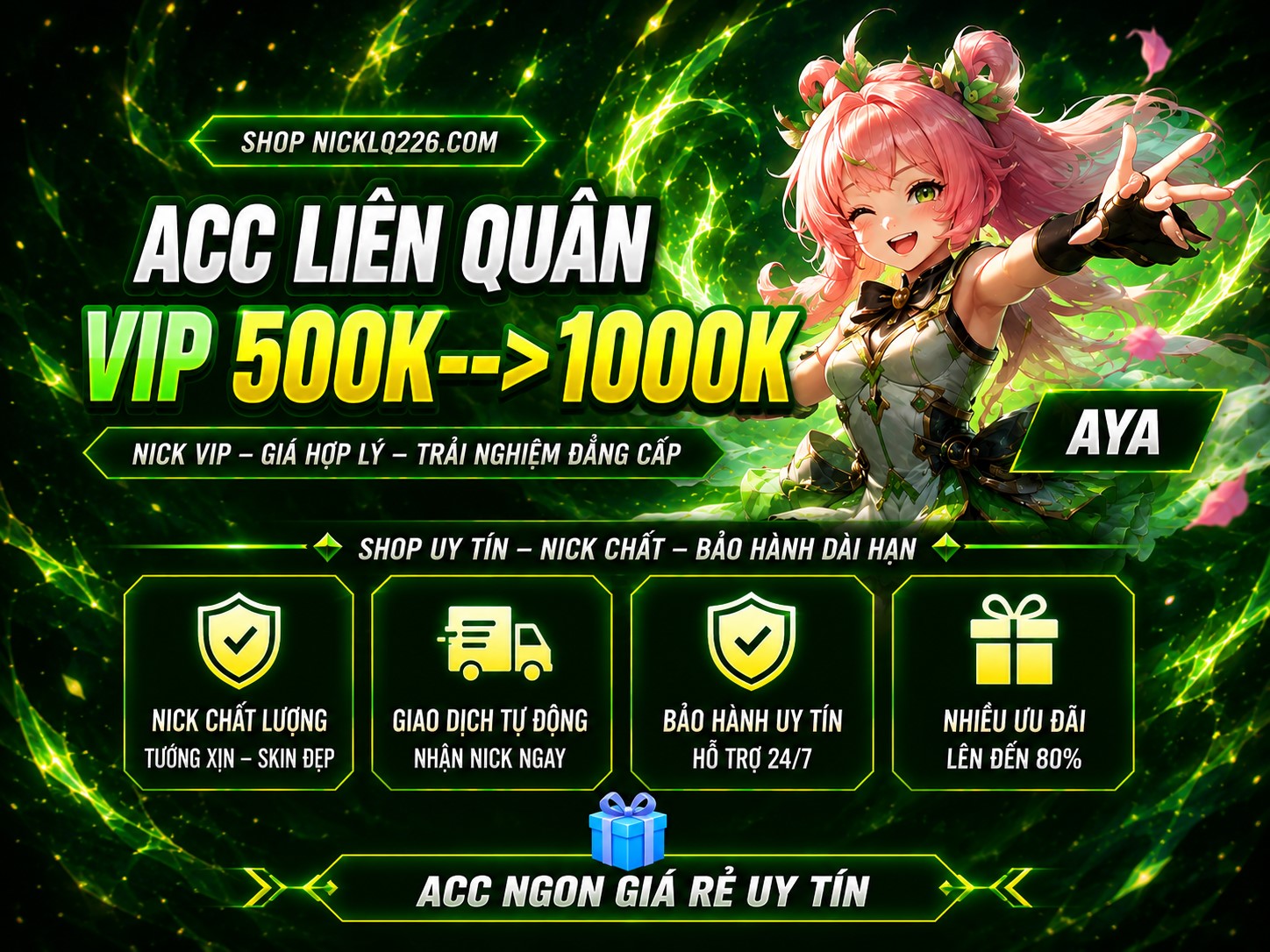 Acc Tầm Trung Siêu Sale