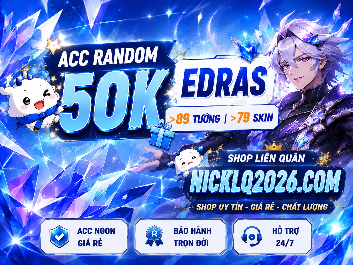 Acc Ngẫu Nhiên 50K