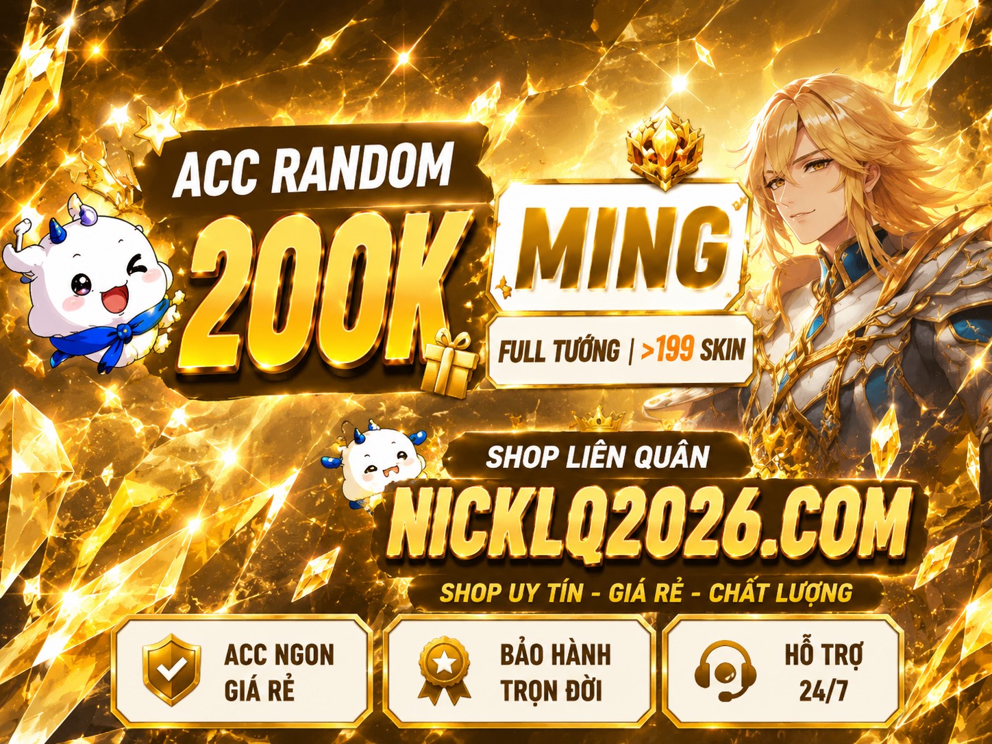 Acc Ngẫu Nhiên Full Tướng