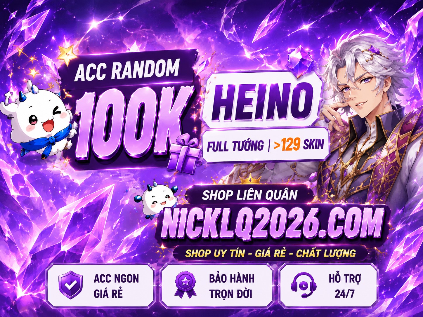 Acc Ngẫu Nhiên 100K